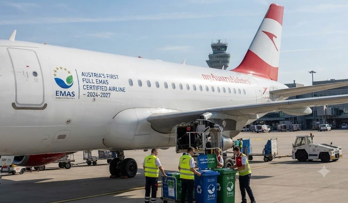Austrian Airlines Secures First Full Three-Year EMAS Green Certification