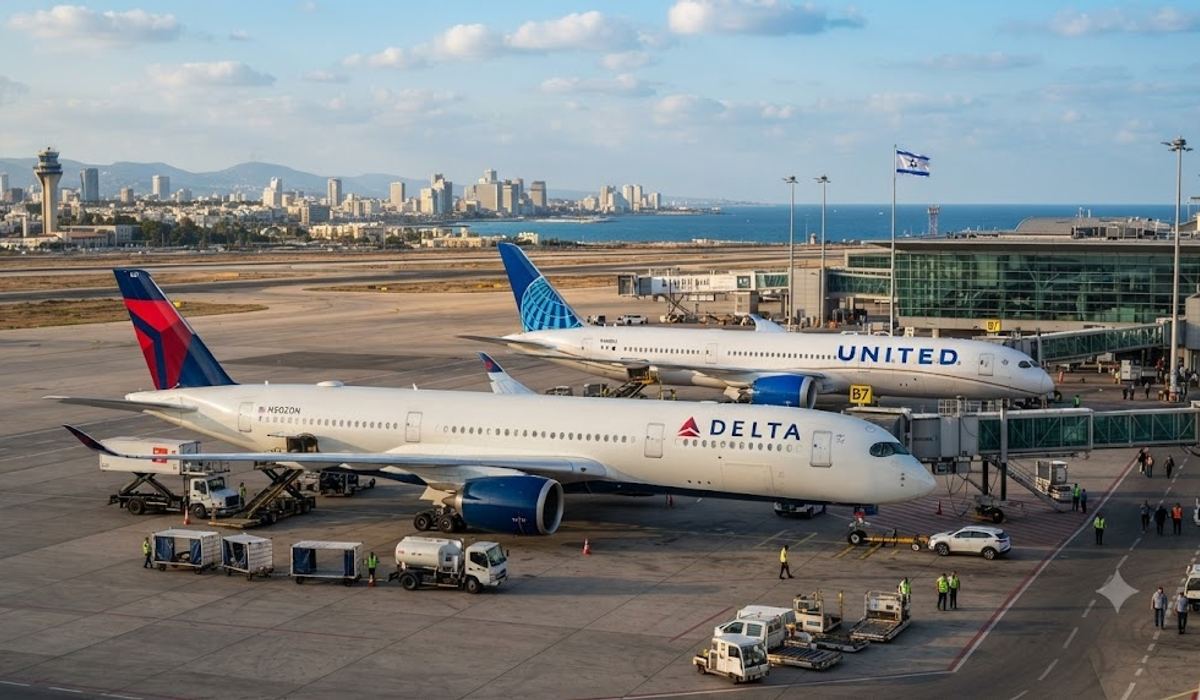 Delta and United Restore Direct US-Israel Flight Operations