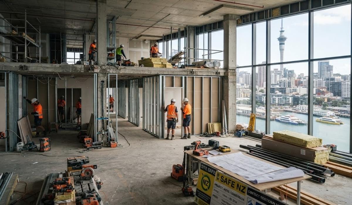 New Zealand Shifts to Office-to-Hotel Conversions as Greenfield Costs Spike