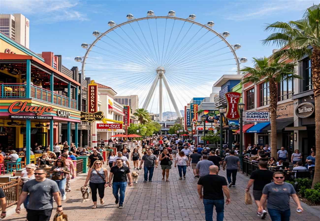 The LINQ Promenade Las Vegas Strip