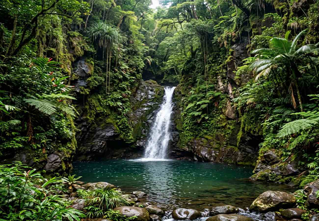 Alelele Falls Maui — secluded slot canyon waterfall on the Pi'ilani Highway backside route