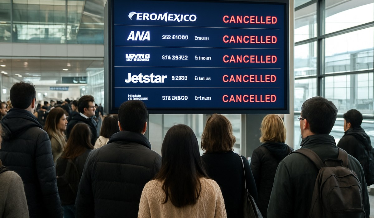 Travel Aeromexico Jetstar Flights Cancelled in Japan Network Collapse