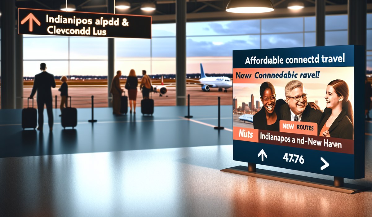 Avelo Airlines Expands Routes: New Indianapolis, Cleveland Service in 2026