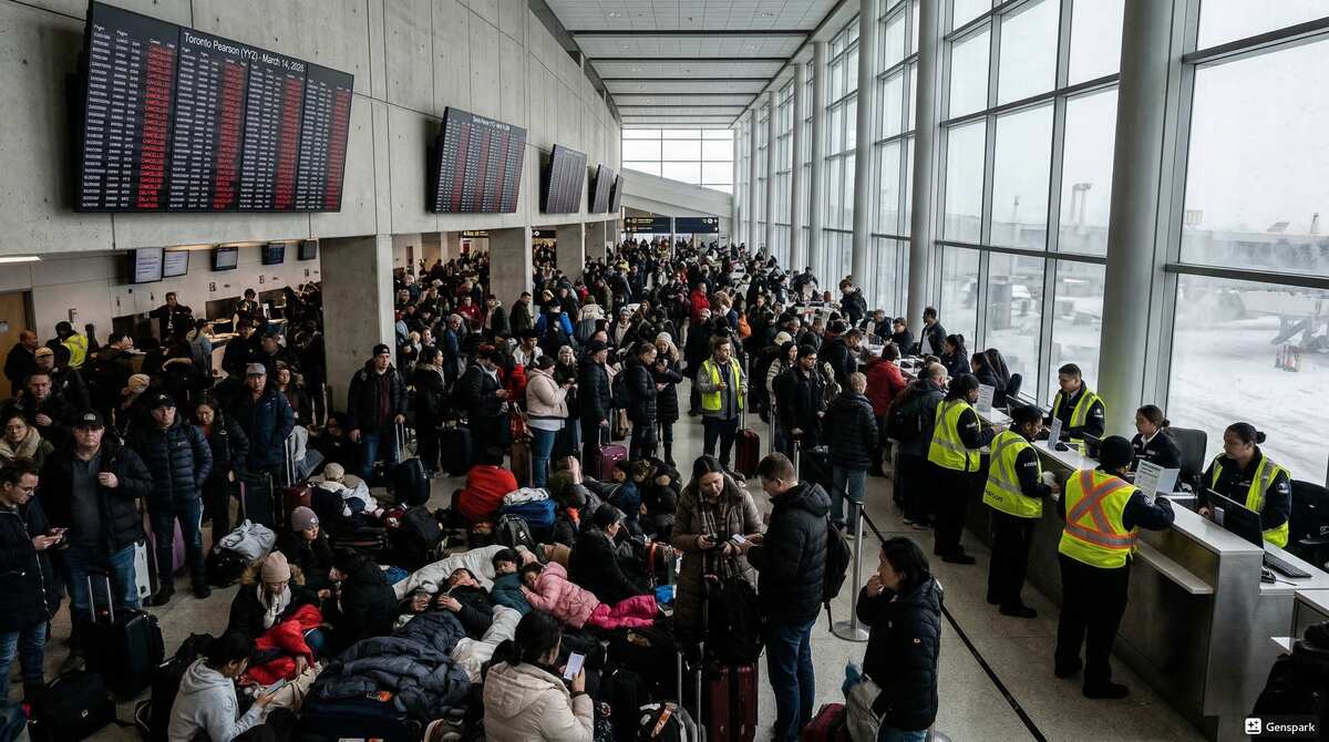 Canada Hit: 92 Cancellations, 752 Delays — Toronto & Montreal Worst Affected