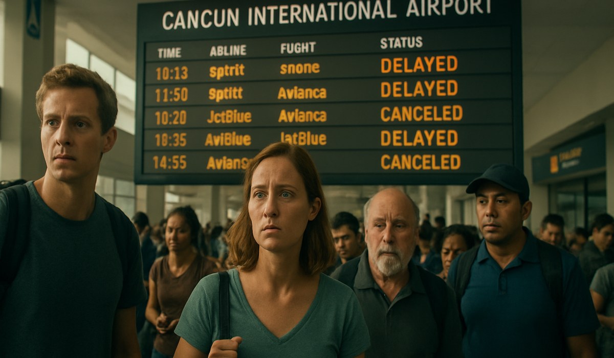 Cancun Delays Cancellations: 43 Flight Disruptions Hit CUN Airport