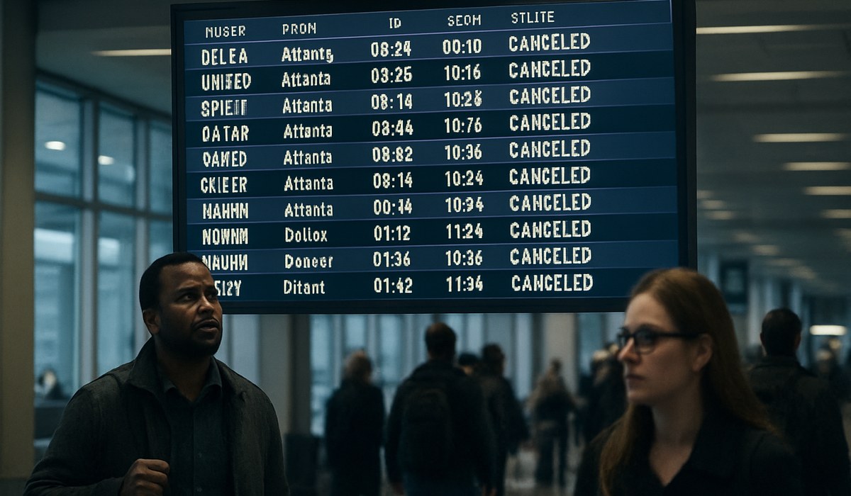 Flight Cancellations Atlanta: 40+ Flights Grounded Across Major U.S. Hubs