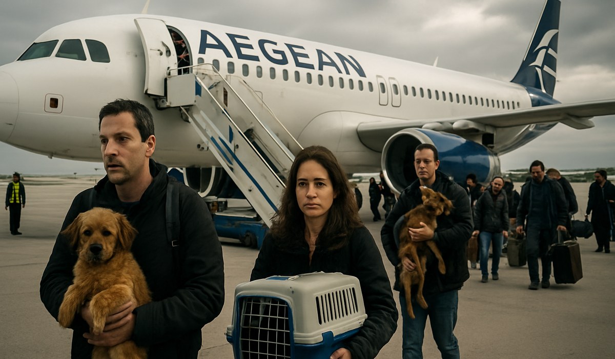 Aegean Airlines Repatriation Flight: Greece's Historic Pet-Friendly Operation from UAE