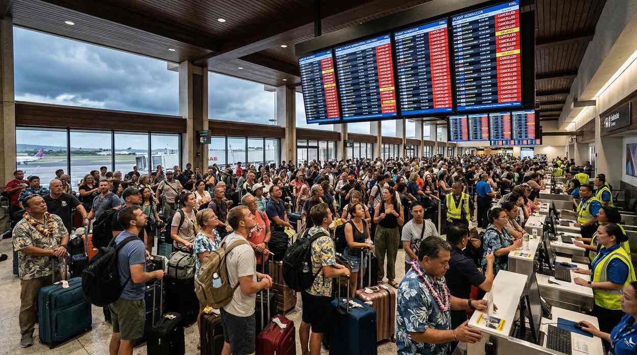 Massive Flight Chaos at U.S. Airports: Cancellations Hit Hawaii-Bound Travelers Hard
