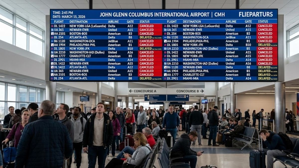 Columbus Airport Crisis Explodes: 80 Canceled Flights Plus 83 Delays Paralyze U.S. East Coast Connections