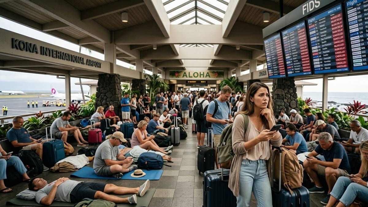 Kona Airport Crisis: 40+ Flights Cut — LA, Seattle, Calgary, Chicago Hit