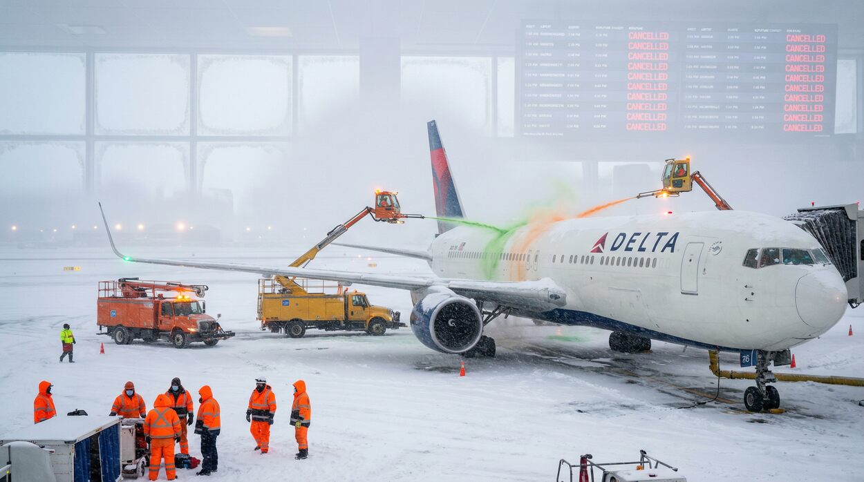 Minnesota Storm Grounds Delta & United at MSP — Tourists Warned