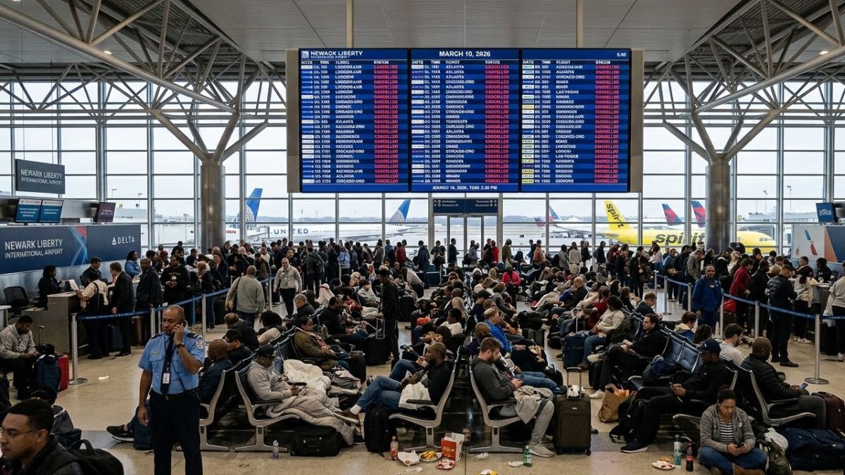 Newark Airport Meltdown: 40+ Flights Axed — Berlin to Miami Hit Hard