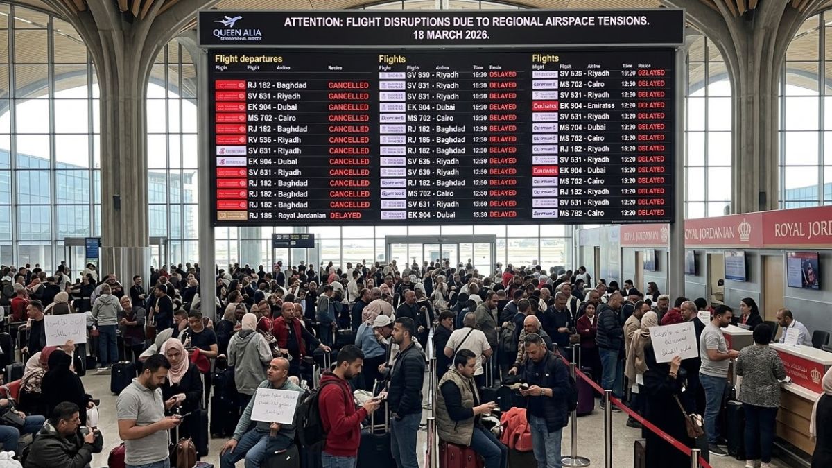 Queen Alia Airport Chaos: 28 Flights Axed, 27 Delayed