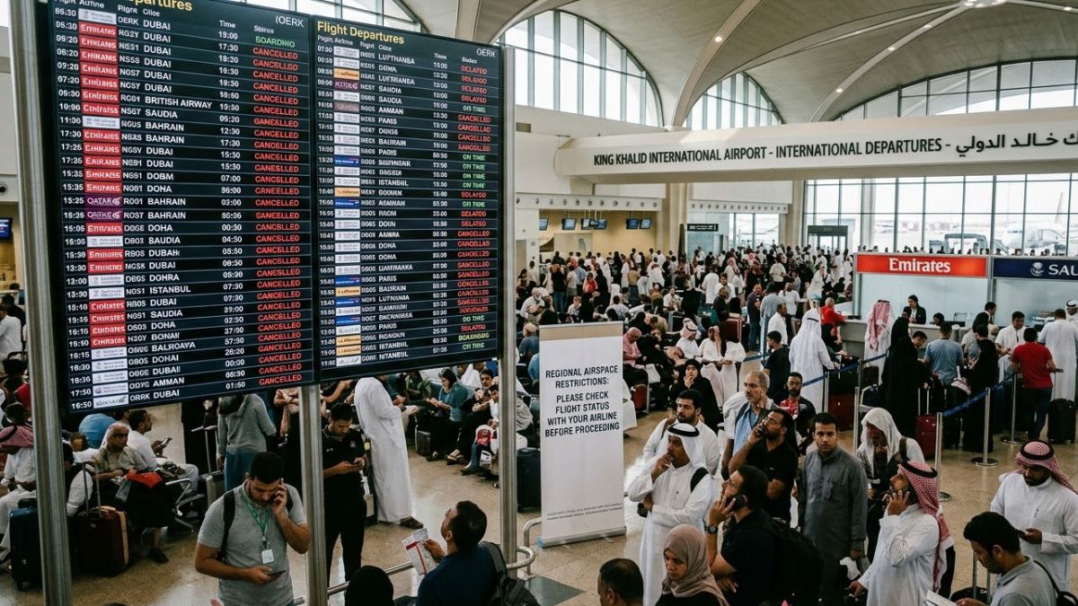 Riyadh King Khalid Airport: Flights Cancelled Amid Tensions