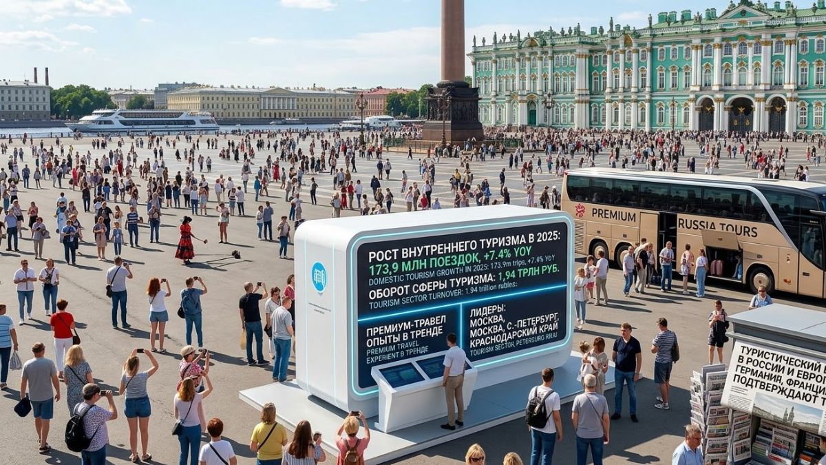 Russia's Domestic Tourism Surges to 173.9M Trips in 2025