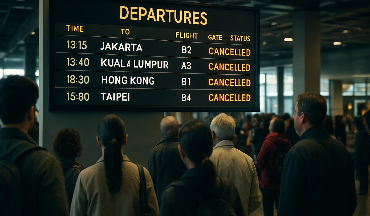 Travel Asia Disruptions: 65+ Flights Cancelled Across Southeast Asia