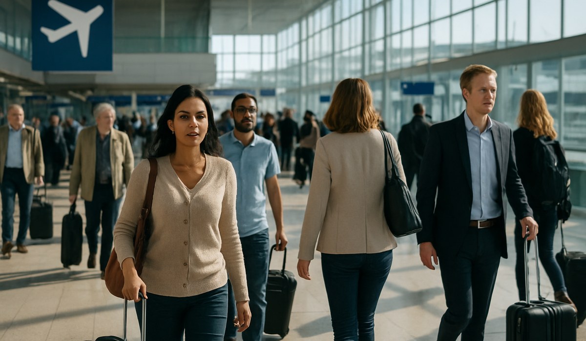 India's new international aviation gateway terminal with modern architecture, 2026