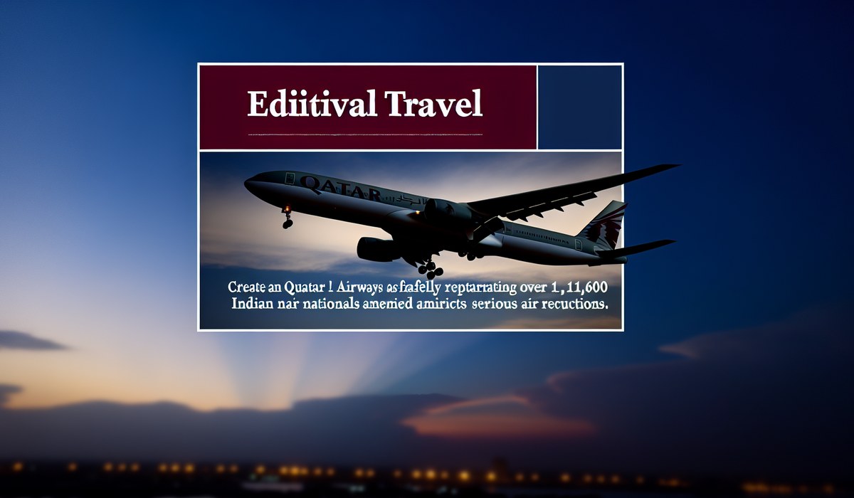 Qatar Airways Evacuates 1,600+ Indians Amid Strict Airspace Restrictions in 2026