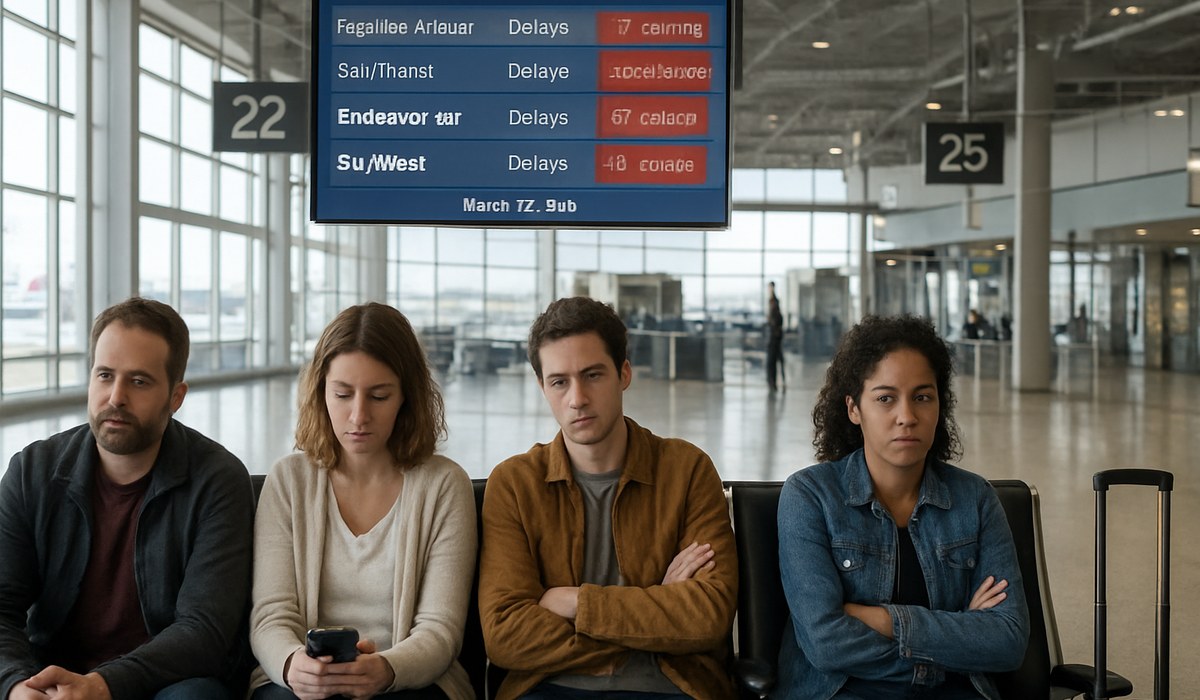 Travellers Isolated at Louis Lambert: 40 Flight Disruptions Across US