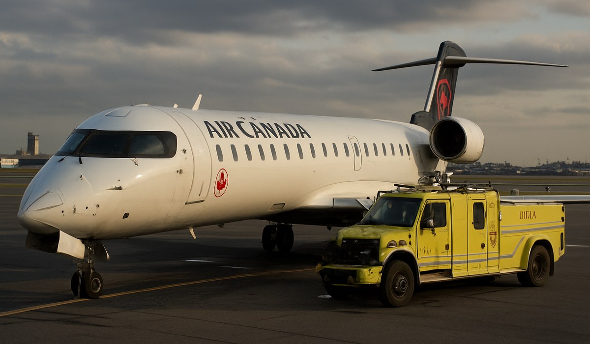 United States Canada Flight Disruption: Air Canada CRJ-900 Incident at LaGuardia