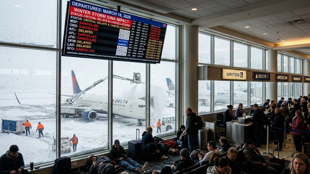 Winter Storm Iona Chaos: 4,800+ US Flights Axed — Yours Next?