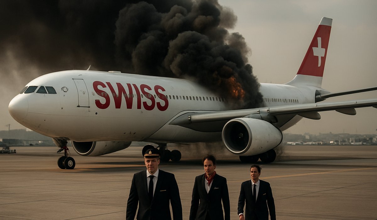 SWISS Airbus A330 Engine Fire Forces Emergency Evacuation at Delhi Airport; Five Passengers Injured