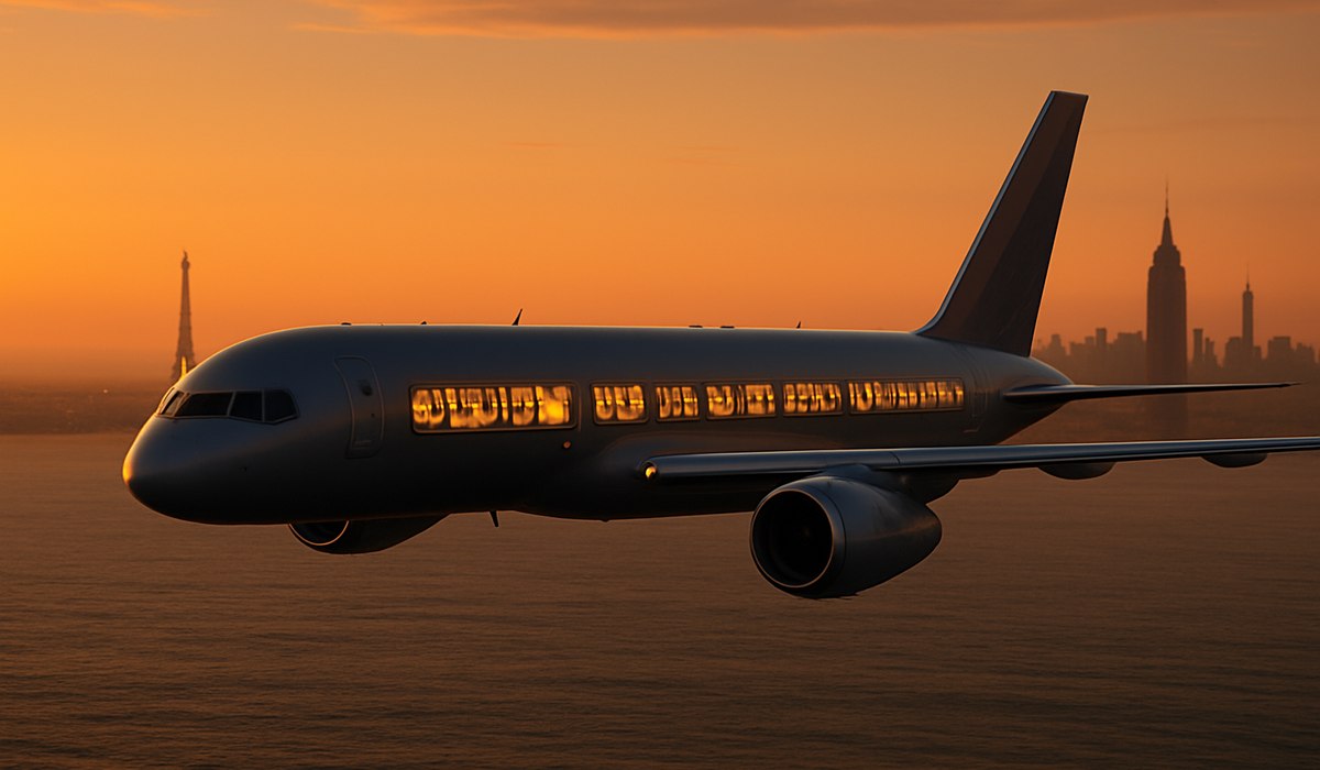 Boeing 757 aircraft operated by La Compagnie at Paris Charles de Gaulle Airport in 2026