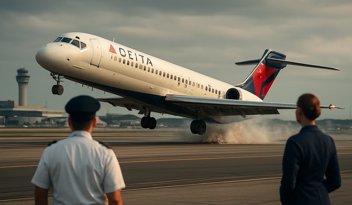 Delta Boeing 717 Tire Blowout Mistaken for Engine Failure During Louisville Takeoff