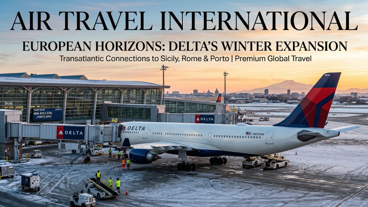 Delta Air Lines Transatlantic Winter Service Extension Sicily Rome Porto