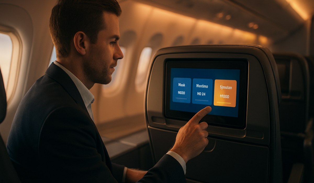 Delta Air Lines aircraft cabin showing premium seating configuration, 2026