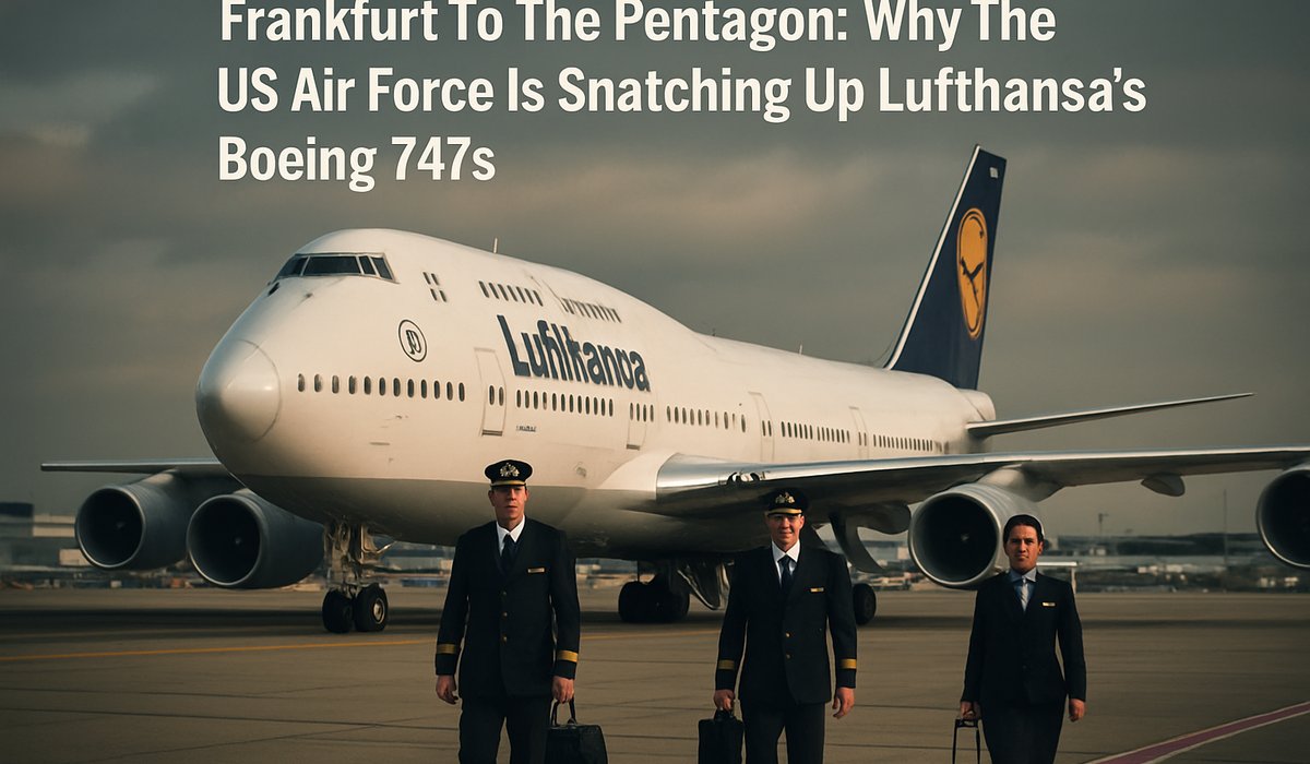 US Air Force Secures Two Lufthansa Boeing 747-8s in $400 Million Strategic Acquisition
