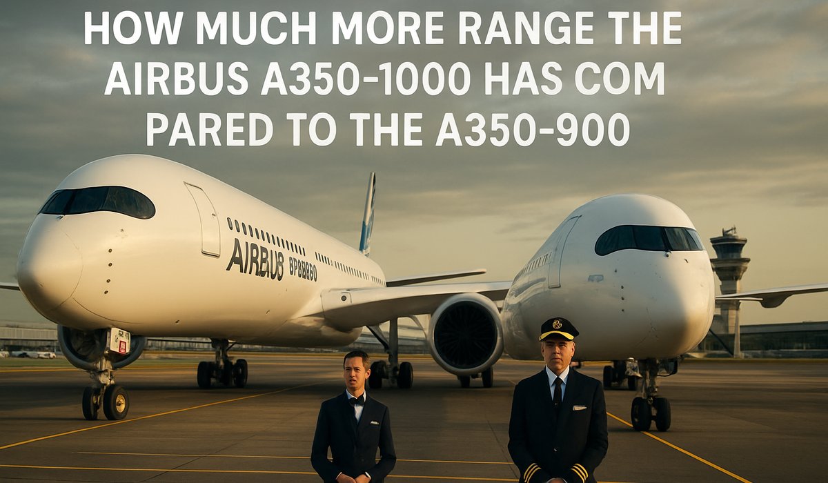 Airbus A350-1000 Significantly Extends Range Capabilities Over A350-900 Variant