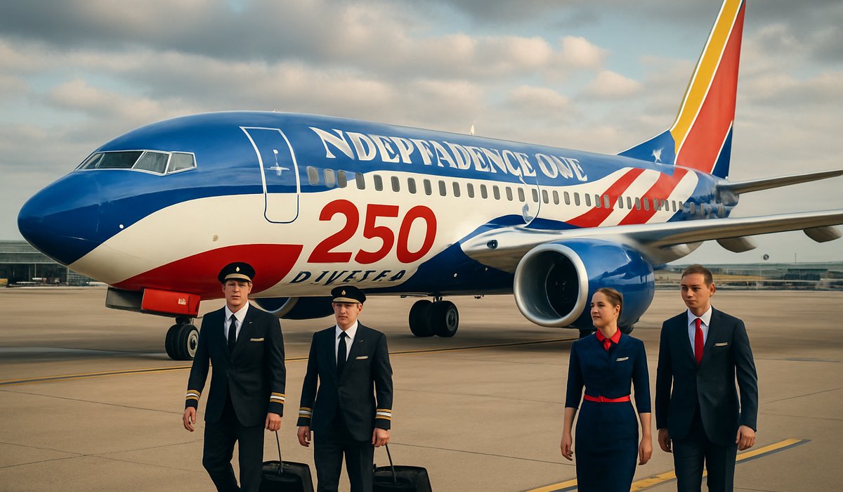 Southwest Airlines Unveils 'Independence One' Livery to Mark America's 250th Anniversary