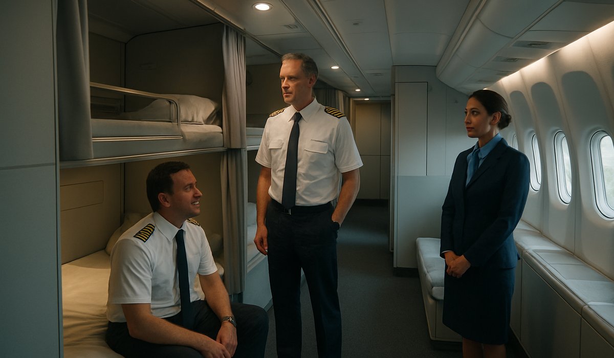 Boeing 777 Freighter's Hidden Crew Rest Area: Inside Aviation's Most Spacious Cockpit Sanctuary