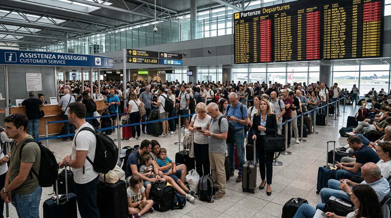 Italy Flight Chaos: 271 Delays and 15 Cancellations Snarl Rome and Milan Hubs
