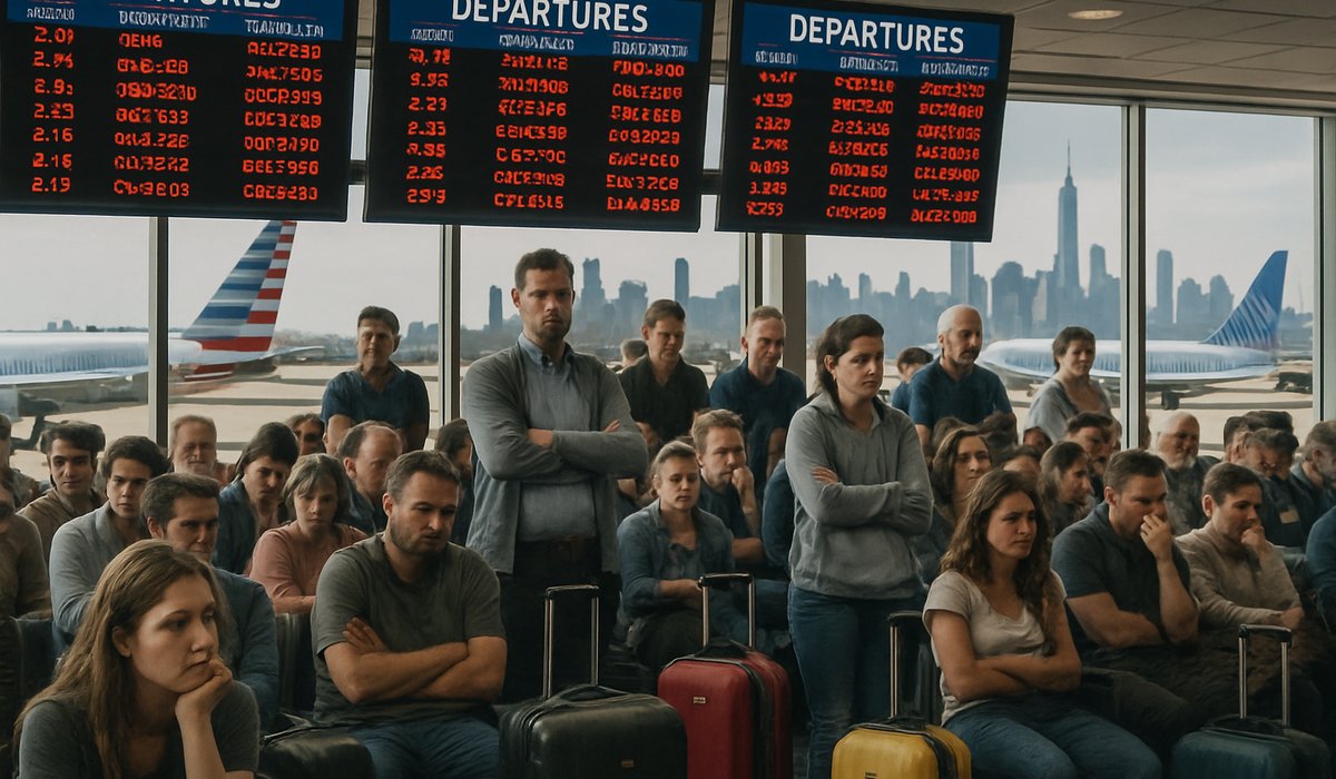 Passengers Grounded Coast-to-Coast as LaGuardia Anchors 504 Flight Delays