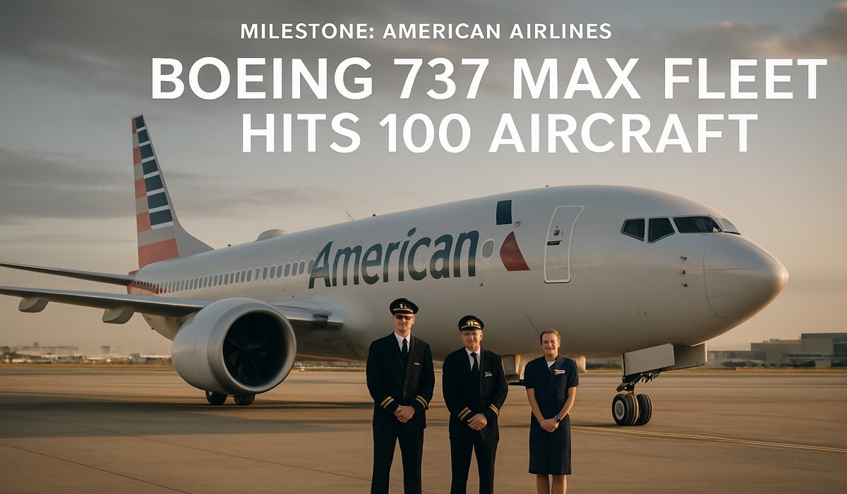 American Airlines Achieves Historic Fleet Milestone with 100th Boeing 737 MAX Delivery