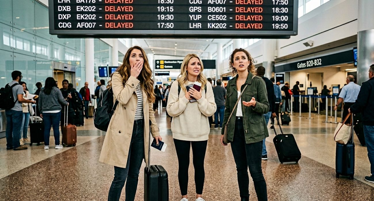 New York JFK Airport Travel Chaos: Delta and SAS Delay 92 Flights