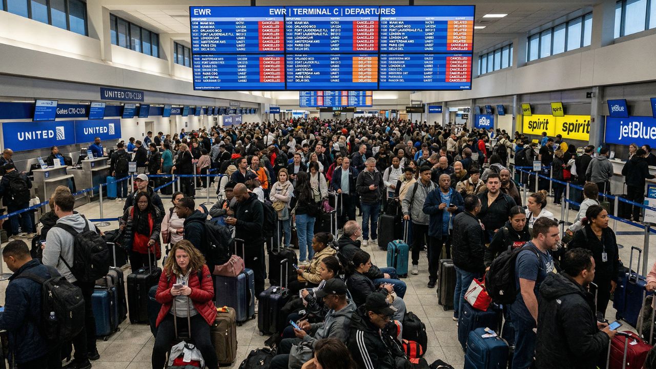 Newark Liberty International Airport Disruption Crisis: 109 Flight Delays and 9 Cancellations Cascade Across USA-Europe Routes as Spirit, United, JetBlue Collapse—Miami, Orlando, Fort Lauderdale, London, Amsterdam, Paris Connections Devastated
