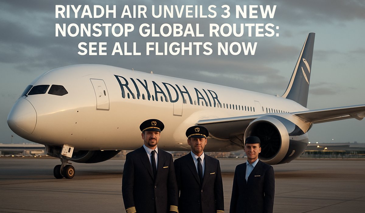 Riyadh Air Accelerates Global Expansion With Three New Nonstop Routes From Saudi Hub
