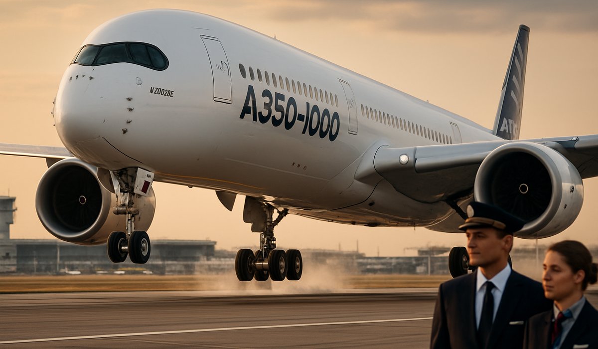 Airbus A350-1000's Revolutionary Landing Gear System: Engineering Marvel Handles Extreme Touchdown Forces