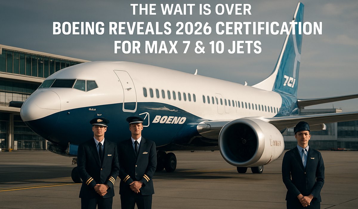 Boeing Charts 2026 Certification Path for MAX 7 and MAX 10 as Production Delays Continue to Weigh on Earnings