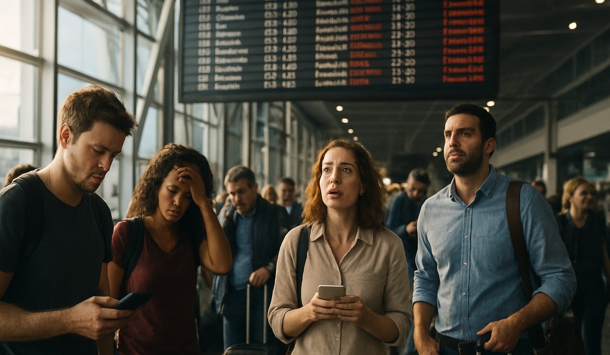 Passengers stranded at Sydney Airport due to flight disruptions