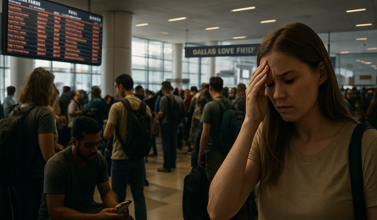 Passengers stranded at Dallas Love Field Airport