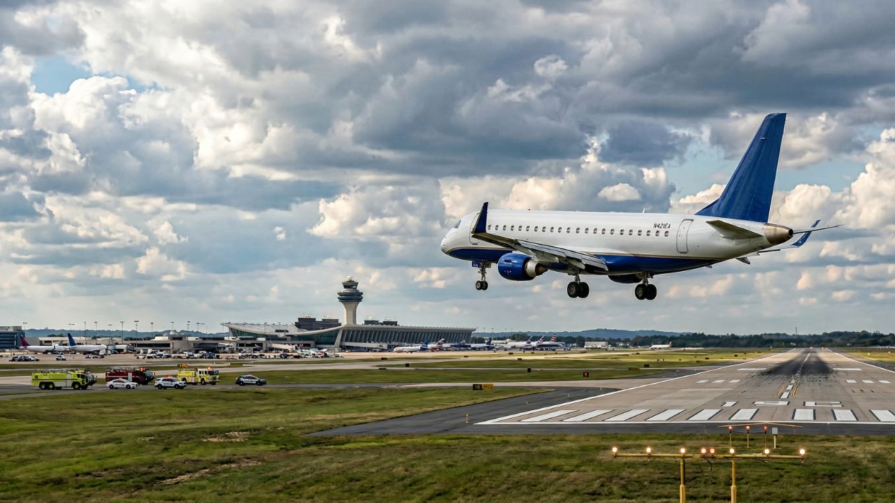 United Express Flight UA6321 Emergency Landing Washington Dulles