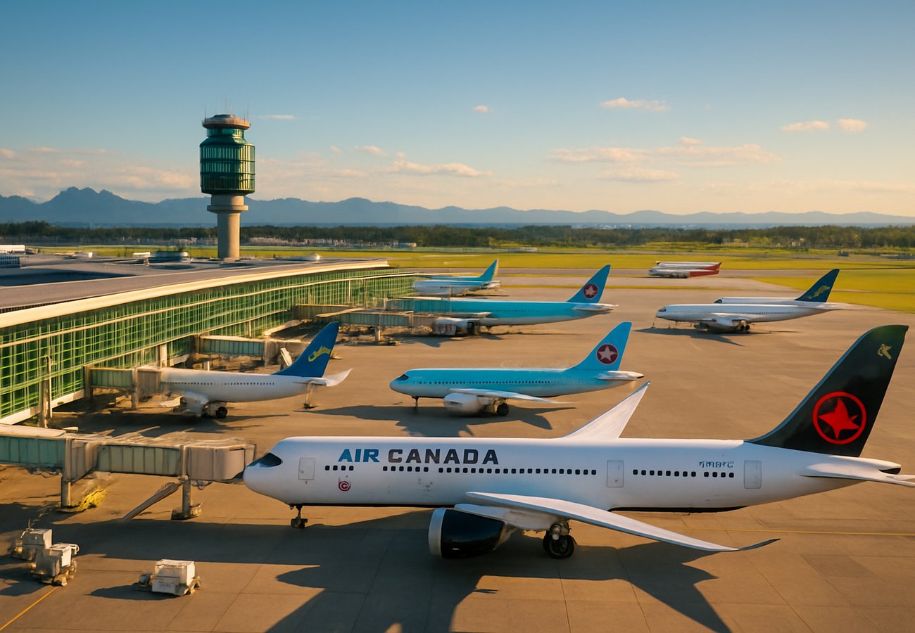 Vancouver International Airport Faces Major Disruptions: Air Canada, Jazz, WestJet, Korean Air, Cathay Pacific Report 4 Cancellations and 12 Delays Affecting Pacific Routes to Montreal, Kelowna, Seattle, Auckland, and Hong Kong