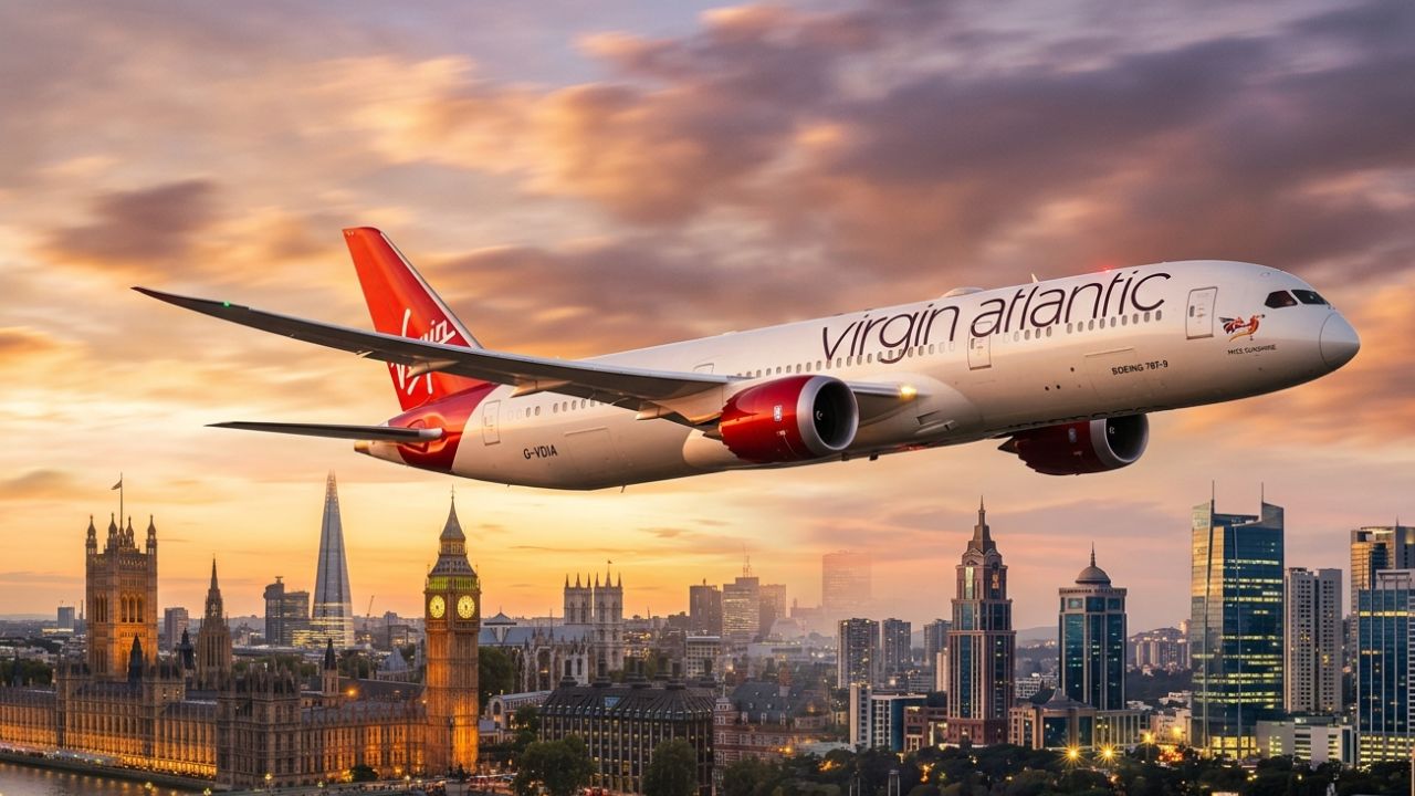 Virgin Atlantic Boeing 787-9 Dreamliner at Bengaluru International Airport