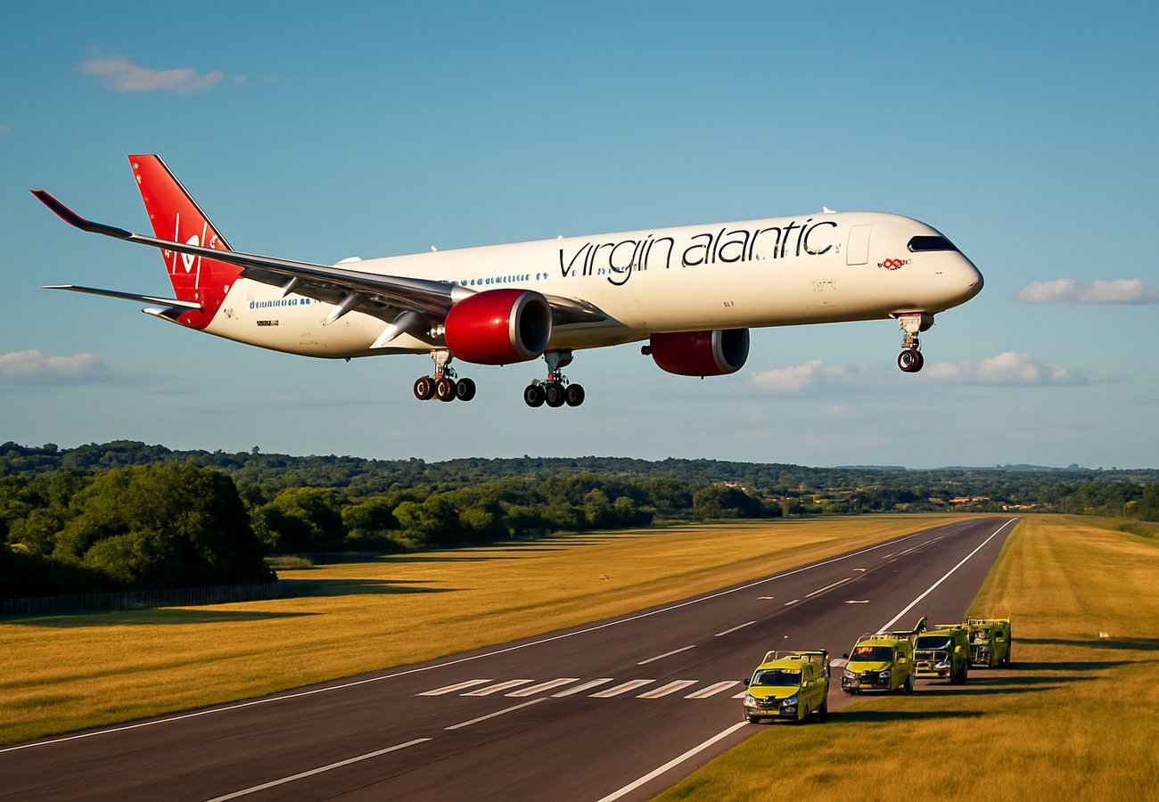 Virgin Atlantic VS8 Declares Mid-Air Emergency Over UK: Los Angeles to Heathrow A350-1000 Squawks 7700 and Lands Safely on Runway 09L After Serious Onboard Medical Crisis