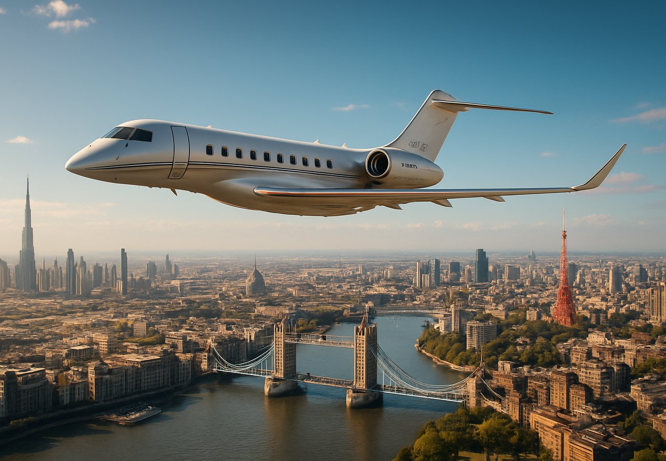 Vista's Global 8000 Ultra-Long-Range Jets Transform Dubai, London, Tokyo Tourism as Private Aviation Expands Worldwide