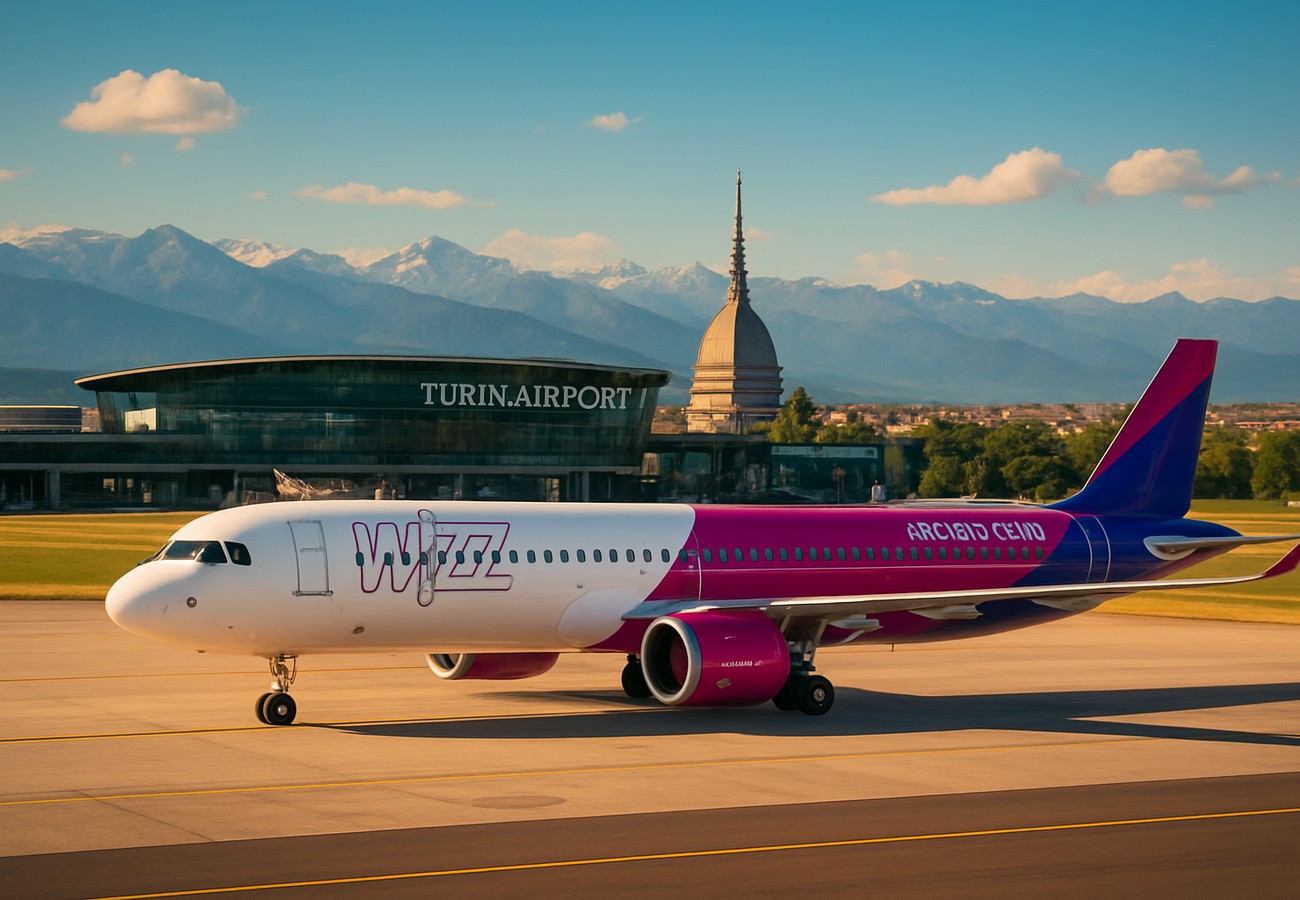 Wizz Air Turin Base Launch 2026: 1 Million New Seats, Spain Routes, 780 Jobs